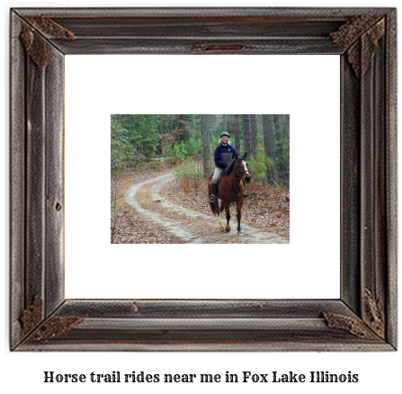 horse trail rides near me in Fox Lake, Illinois